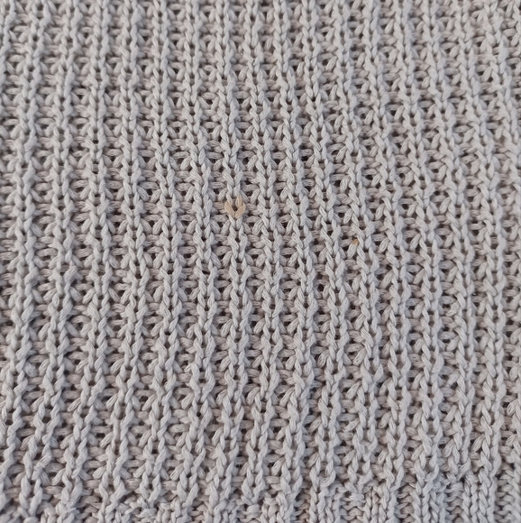 LA'T by L'Agence Open Knit-Paneled 100% Silket Cotton Jumper Sweater - Picture 16 of 16